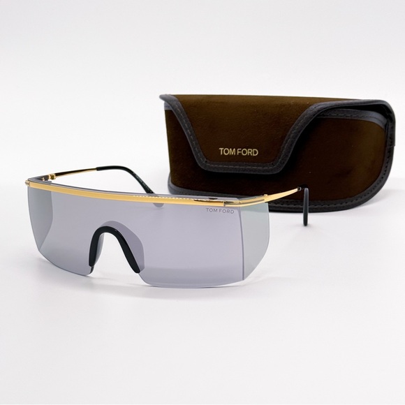 NEW TOM FORD PAVLOS-02 TF980 30C UNISEX SUNGLASSES FT0980/S 30C SHIELD EYEWEAR